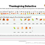 Unlocking Learning Through Cryptograms: A Thanksgiving Gift For With Thanksgiving Cryptogram Worksheet