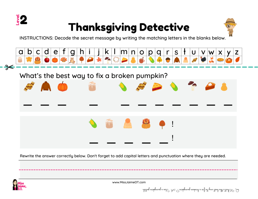 Unlocking Learning Through Cryptograms: A Thanksgiving Gift For with Thanksgiving Cryptogram Worksheet