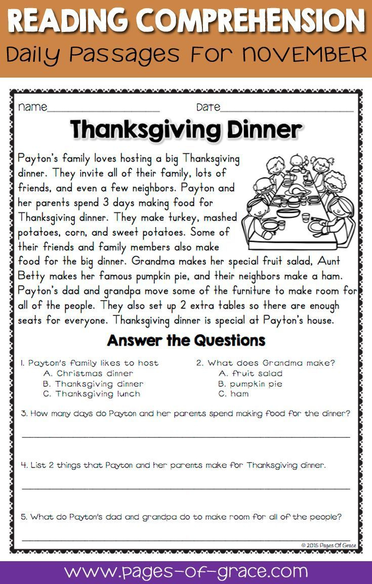 Wh Question Worksheets 6Cc with Reading Thanksgiving Worksheets