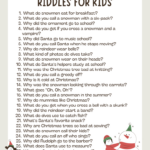 100+ Christmas Riddles For Kids That Spark Holiday Joy Inside Christmas Riddles Worksheets