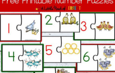 12 Days Of Christmas Free Printable Math Number Puzzles - A Little in 12 Days Of Christmas Math Worksheets
