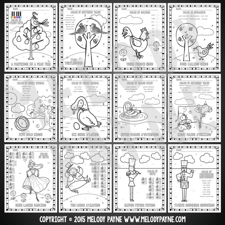 Cost of the 12 Days of Christmas Worksheets