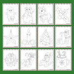 12 Free Christmas Dot To Dot Worksheets (Connect The Dots) Regarding Free Christmas Connect The Dots Worksheets Printable
