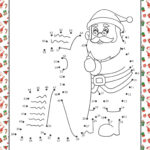 12 Free Christmas Dot To Dot Worksheets (Connect The Dots) Throughout Christmas Dot To Dot Worksheets
