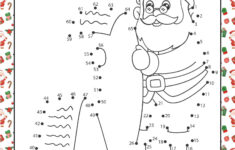 12 Free Christmas Dot To Dot Worksheets (Connect The Dots) throughout Christmas Dot To Dot Worksheets