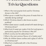 33 Christmas Food Trivia Questions And Answers In A Lonely Christmas Chemistry Worksheets Answers