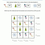 3Rd Grade Christmas Math Worksheets With 3rd Grade Christmas Worksheets
