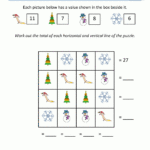 3Rd Grade Christmas Math Worksheets Within 3Rd Grade Christmas Math Worksheets