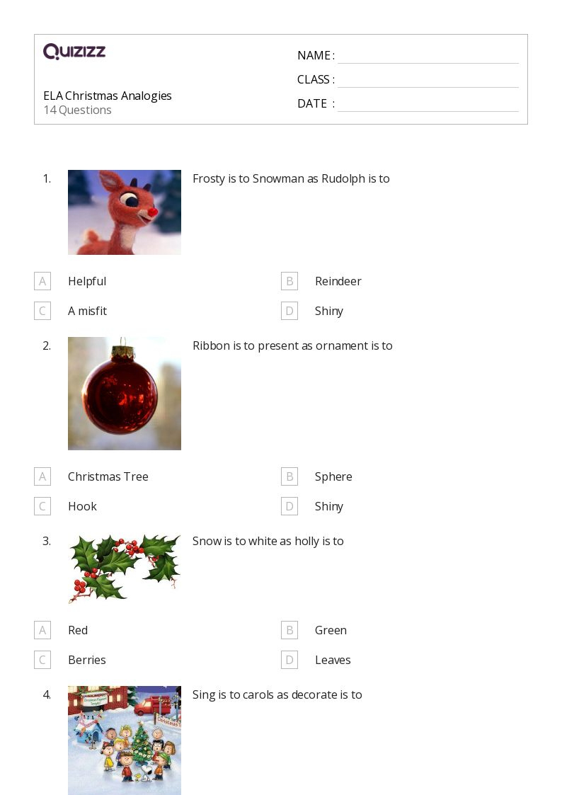 50+ Analogies Worksheets For 6Th Year On Quizizz | Free with regard to Christmas Analogies Worksheets Answers