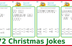 72 Christmas-Themed Secret Message Jokes And Riddles – The Trip inside Christmas Secret Message Worksheets