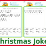 72 Christmas Themed Secret Message Jokes And Riddles – The Trip With Christmas Hidden Message Worksheets