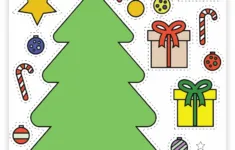 8 Free Printable Christmas Themed Cut And Paste Projects - Pjs And regarding Cut And Paste Christmas Tree Worksheets