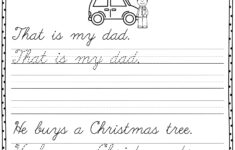 9 Cursive Handwriting Worksheets Ideas | Cursive Handwriting inside Christmas Cursive Writing Worksheets