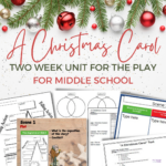 A Christmas Carol Activities Worksheets For The Play Version With A Christmas Carol Activities And Worksheets