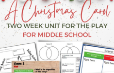 A Christmas Carol Activities Worksheets For The Play Version with A Christmas Carol Activities And Worksheets