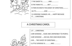 A Christmas Carol: English Esl Worksheets Pdf &amp; Doc for A Christmas Carol Worksheets