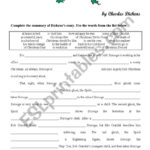A Christmas Carol   Esl Worksheetyppos59 Throughout A Christmas Carol Worksheets Printable