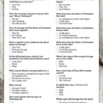 A Christmas Carol Quiz Within Christmas Carol Trivia Worksheets Answers