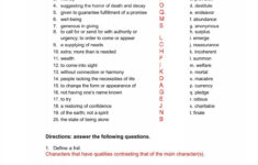 A Christmas Carol Study Guide - Answer Key within A Christmas Carol Worksheets Answers