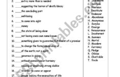 A Christmas Carolcharles Dickens Vocabulary Quiz - Esl with regard to A Christmas Carol Vocabulary Worksheets Answers