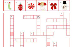 A Christmas Crossword Crossword: English Esl Worksheets Pdf & Doc for Christmas Crossword Worksheets