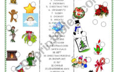 All About Christmas Worksheet - Matching - Esl Worksheetkarateunsu intended for All About Christmas Worksheets