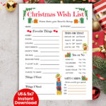 All About Me Christmas   Etsy Inside All About Me Christmas Worksheets