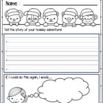 All About My Holiday   Kindergarten Creative Writing   Free Pdf Regarding What Christmas Means To Me Worksheets