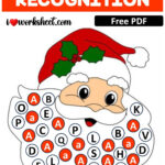 Alphabets Identification Christmas Theme Free Pdf Printable   I For Christmas Letter Recognition Worksheets