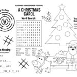 At Home | Alabama Shakespeare Festival Within Christmas Carol Worksheets Free