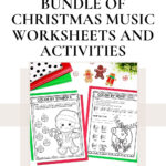 Bundle Of 4 Awesome Christmas Music Worksheets And Activities Pertaining To Christmas Music Worksheets Free