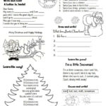 Christmas Activities: English Esl Worksheets Pdf & Doc With Regard To Esl Christmas Worksheets Adults