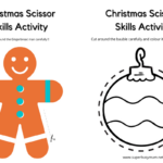Christmas Activities To Help Boost Scissor Skills For Children Inside Christmas Scissor Skills Worksheets