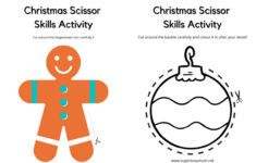 Christmas Activities To Help Boost Scissor Skills For Children inside Christmas Scissor Skills Worksheets