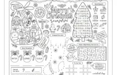 Christmas Activity Sheet – Worksheet Shop pertaining to Christmas Worksheets And Puzzles