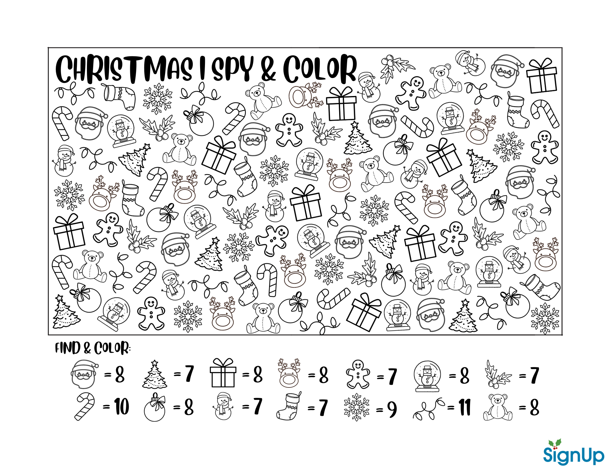 Christmas Activity Sheets &amp;amp; Coloring Pages | Signup throughout Christmas Printable Activity Worksheets