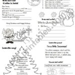 Christmas Activity Worksheet   Esl Worksheetlucia13 Inside What Christmas Means To Me Worksheets