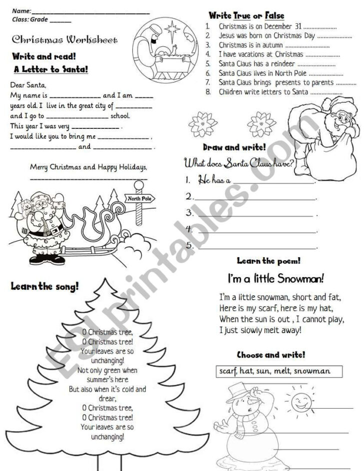 What Christmas Means To Me Worksheets What Christmas Means To Me Worksheets