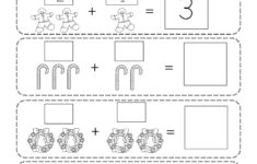 Christmas Addition Worksheet - Free Printable, Digital, &amp; Pdf in Kindergarten Math Worksheets Christmas