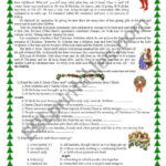 Christmas   All 4 Skills!   Esl Worksheetmarzenka With Christmas Worksheets For Teens
