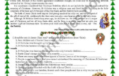 Christmas - All 4 Skills! - Esl Worksheetmarzenka within Christmas Worksheets For Adults