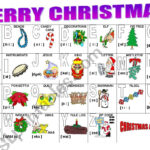 Christmas Alphabet   Esl Worksheetmilagrin For Christmas Words Alphabetical Order Worksheets