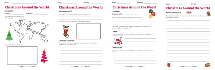 Christmas Traditions in Different Countries Worksheets Christmas Traditions in Different Countries Worksheets
