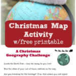 Christmas Around The World | Free Printable Map Activity For Christmas Map Skills Worksheets