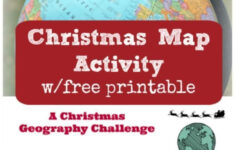 Christmas Around The World | Free Printable Map Activity for Christmas Map Skills Worksheets