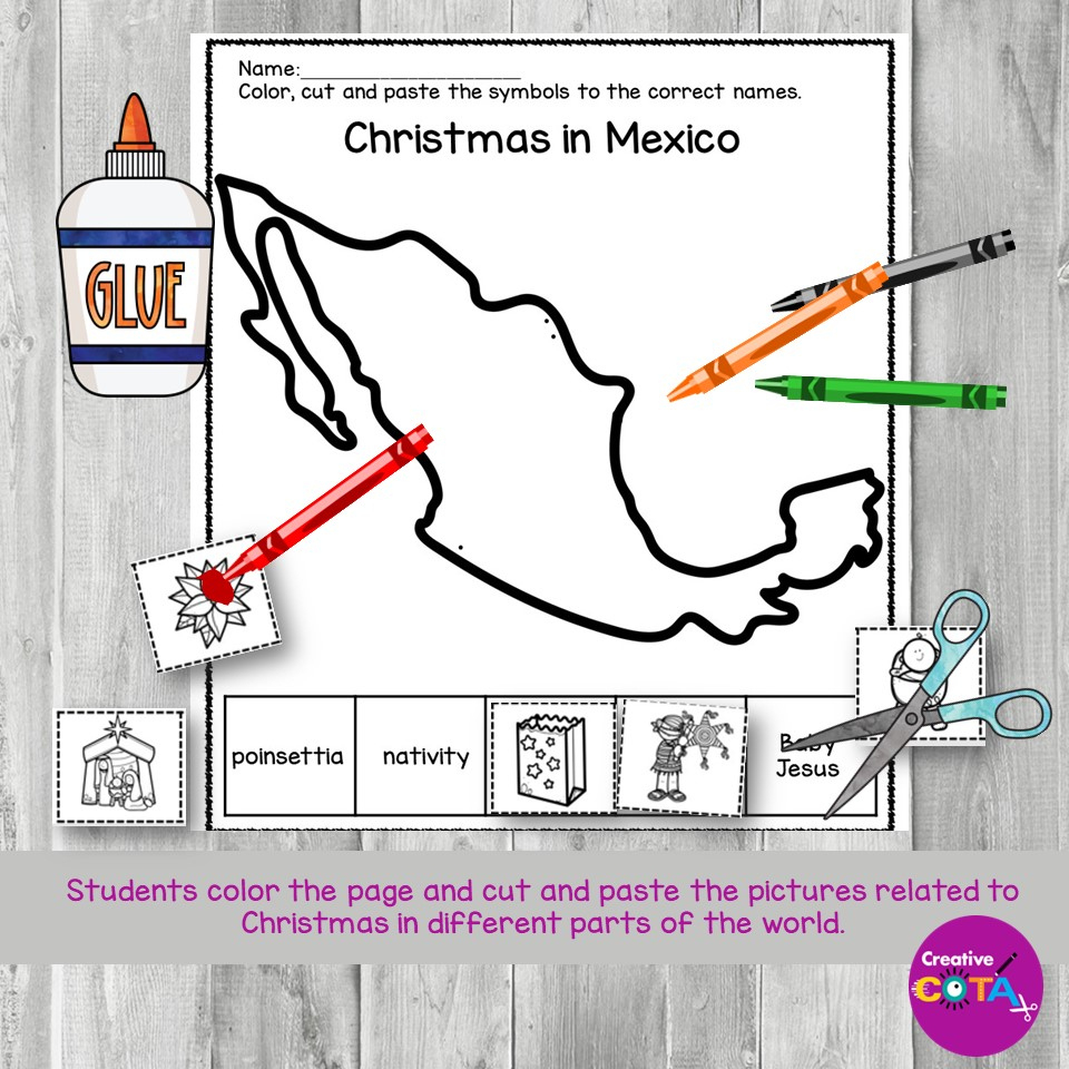 Christmas Around The World No Prep Activities - Worksheets Library pertaining to Christmas In Mexico Worksheets