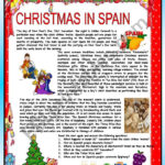 Christmas Around The World   Part 1   Spain (B&W Version Included In Christmas In Spanish Speaking Countries Worksheets