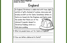 Christmas Around The World Social Studies Reading Comprehension K with regard to Christmas Social Studies Worksheets
