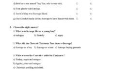 Christmas Carol : English Esl Worksheets Pdf &amp; Doc intended for Christmas Carol Worksheets Answers
