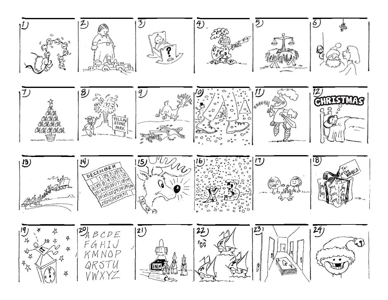 Christmas Carol Puzzles - The Button-Down Mind - Worksheets Library regarding Christmas Carol Brain Teasers Worksheets